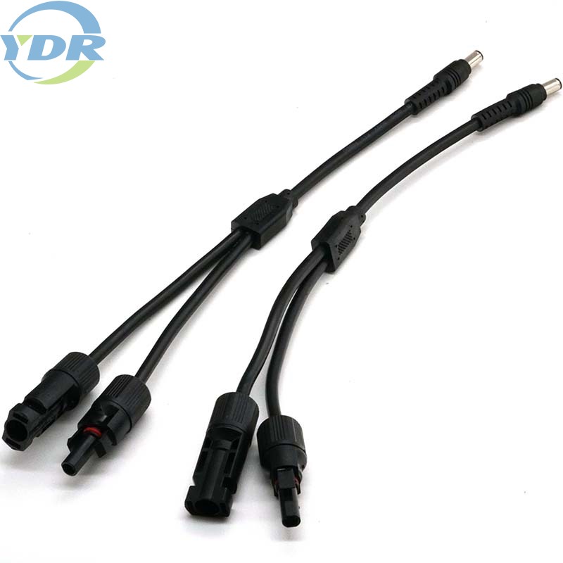 DC5,5*2,5 қуат кабеліне MC4 қосқышы